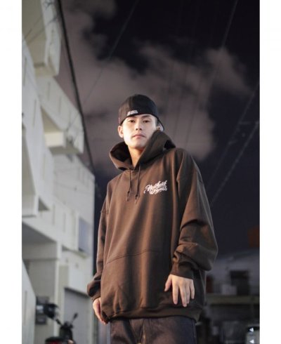 画像1: 【NEWFUNK】NFO HOODIE (BROWN)