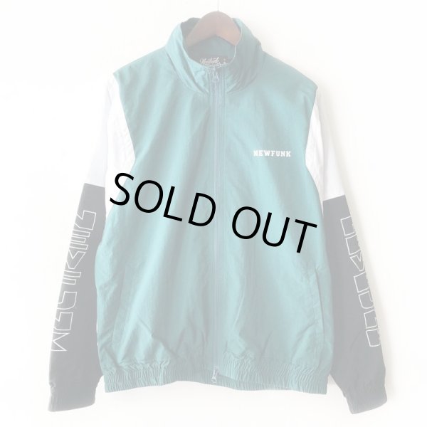 画像1: 【NEWFUNK】KEEP SHININ TRACK JACKET (GREEN) (1)