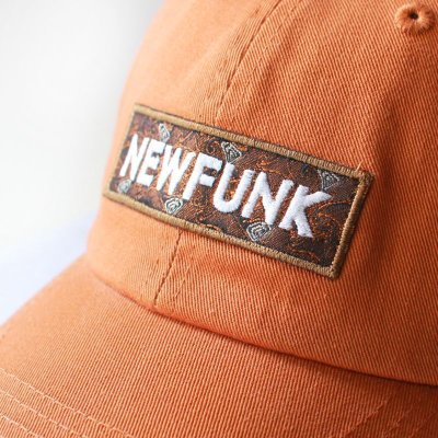 画像1: 【NEWFUNK】NF BOX LOGO 6 PANEL CAP (BROWN)