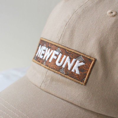 画像1: 【NEWFUNK】NF BOX LOGO 6 PANEL CAP (BEIGE)
