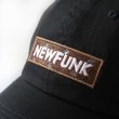 画像4: 【NEWFUNK】NF BOX LOGO 6 PANEL CAP (BLACK) (4)