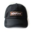 画像2: 【NEWFUNK】NF BOX LOGO 6 PANEL CAP (BLACK) (2)