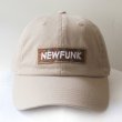 画像2: 【NEWFUNK】NF BOX LOGO 6 PANEL CAP (BEIGE) (2)