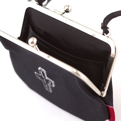 画像1: 【LIBE BRAND】BABU GAMAGUCHI WALLET / がまぐち財布 (BLACK)