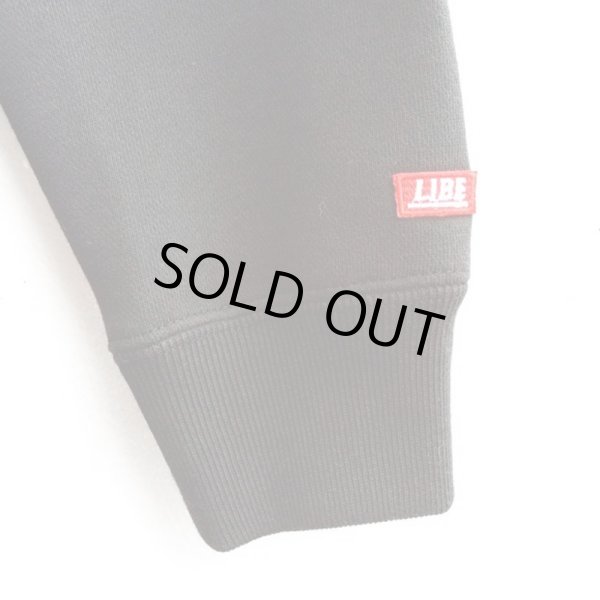 画像2: 【LIBE BRAND】BIG LOGO CREW SWEAT (BLACK) (2)