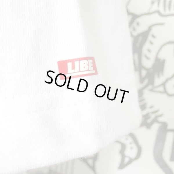 画像2: 【LIBE BRAND】 BIG LOGO TEE (WHITE) (2)