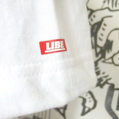 画像1: 【LIBE BRAND】 BIG LOGO TEE (WHITE)