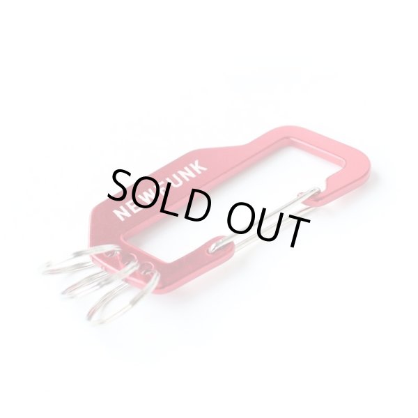 画像2: 【NEWFUNK】Carabiner Keychain (Red) (2)