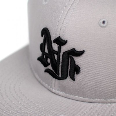 画像1: 【NEWFUNK】NF SNAPBACK CAP (GRAY)