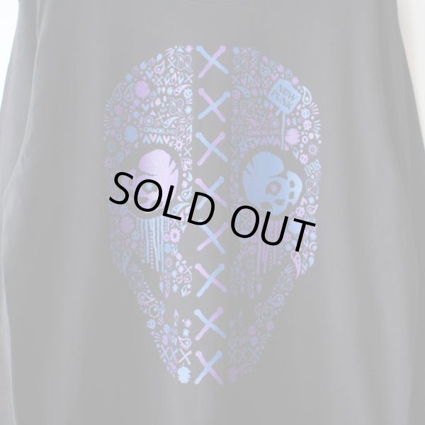 画像3: 【NEWFUNK】PAISLEY SKULL LONG TEE (3)