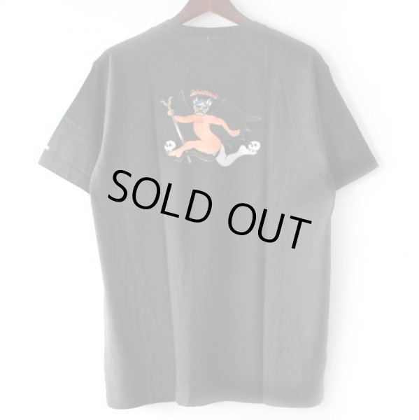 画像2: 【LIBE BRAND】BABU TATTOO-1 WASHED POCKET TEE (BLACK) (2)