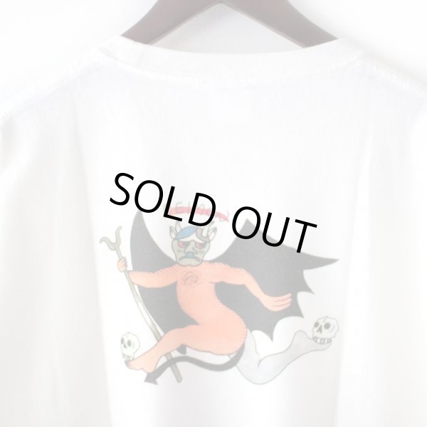 画像4: 【LIBE BRAND】BABU TATTOO-1 WASHED POCKET TEE (WHITE) (4)