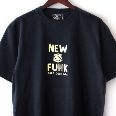 画像1: 【NEWFUNK】SIBA "COOL J" TEE (Dark Navy)