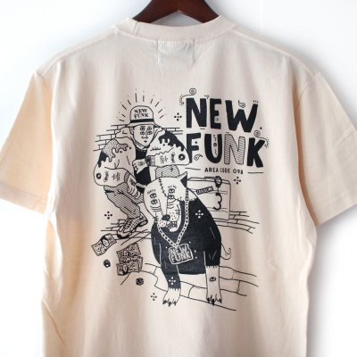 画像2: 【NEWFUNK】SIBA "COOL J" TEE (Natural White)