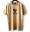 画像2: 【NEWFUNK】SIBA "COOL J" TEE (Sand Khaki) (2)