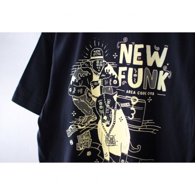 画像3: 【NEWFUNK】SIBA "COOL J" TEE (Dark Navy)