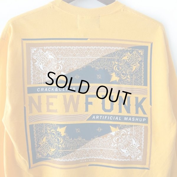画像4: 【NEWFUNK】PAISLEY BANDANA LONG SLEEVE SHIRT (GOLD) (4)