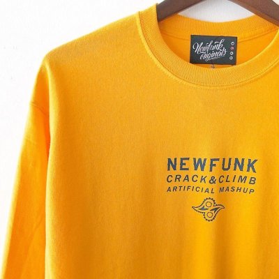 画像1: 【NEWFUNK】PAISLEY BANDANA LONG SLEEVE SHIRT (GOLD)