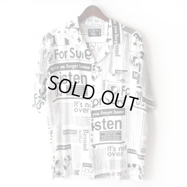 画像1: Pattern Shirt / Beyond White / size: L (1)