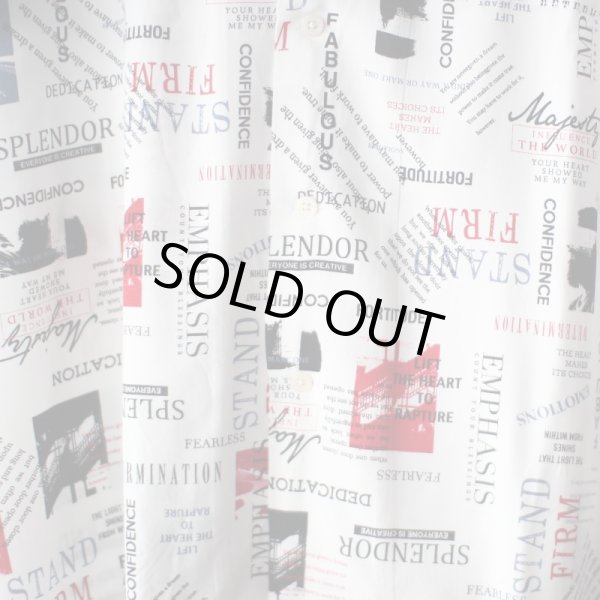 画像4: Pattern Shirt / Stand Firm / size: L (4)