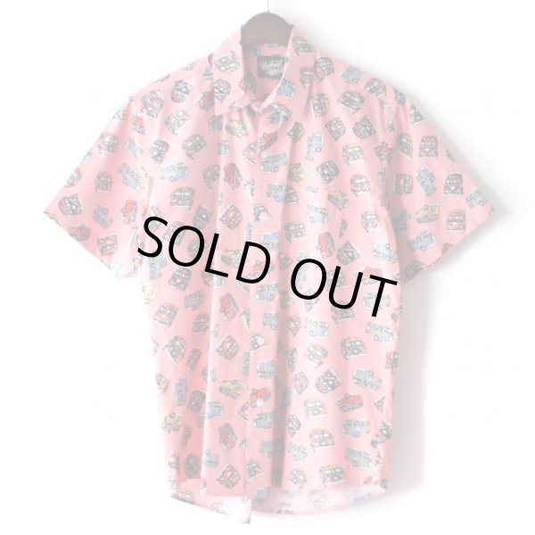 画像1: Pattern Shirt / Car Pink / size: L (1)
