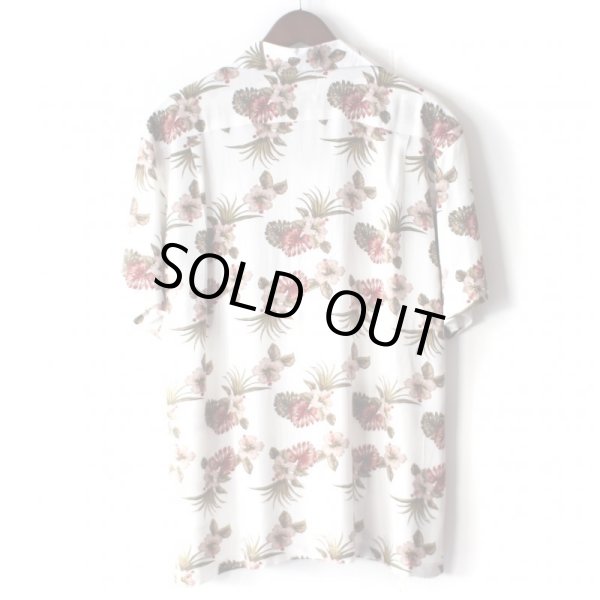 画像2: Pattern Shirt / Flower White / size: XL (2)