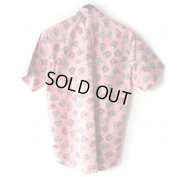 画像2: Pattern Shirt / Car Pink / size: L (2)