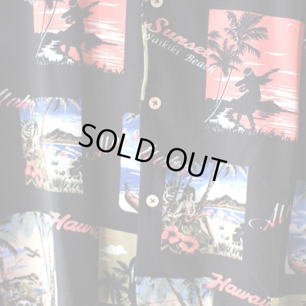 画像4: Pattern Shirt / Sunset Black / size: L (4)