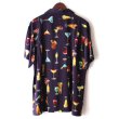 画像2: Pattern Shirt / Cocktail Purple / size: XL (2)