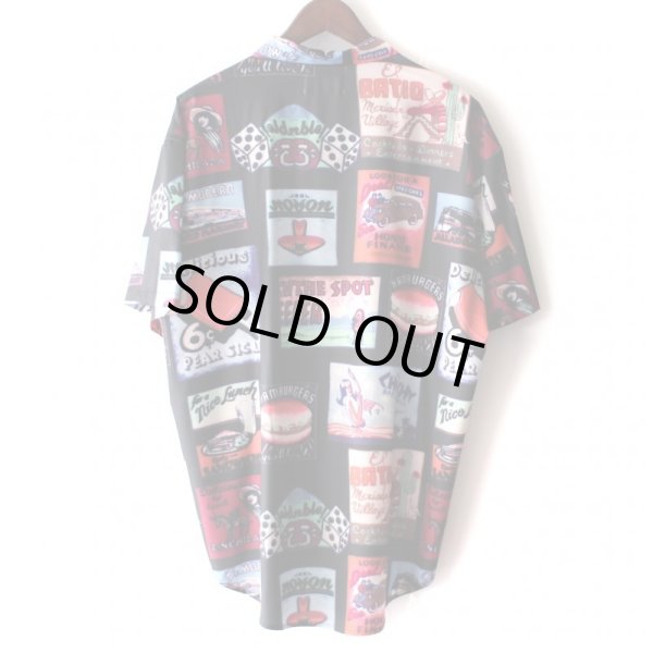 画像2: Pattern Shirt / Fast Food / size: XL (2)