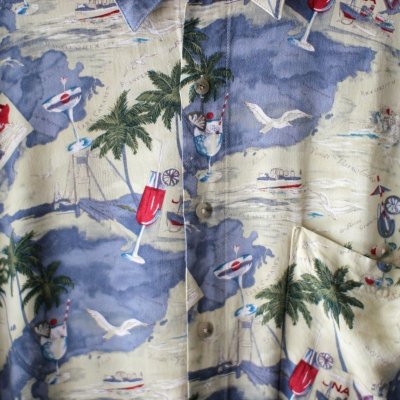 画像2: Pattern Shirt / Sea Aloha / size: 2XL