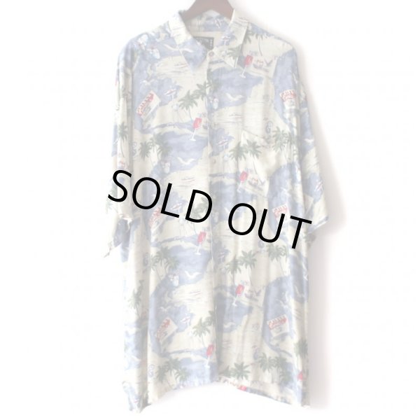 画像1: Pattern Shirt / Sea Aloha / size: 2XL (1)