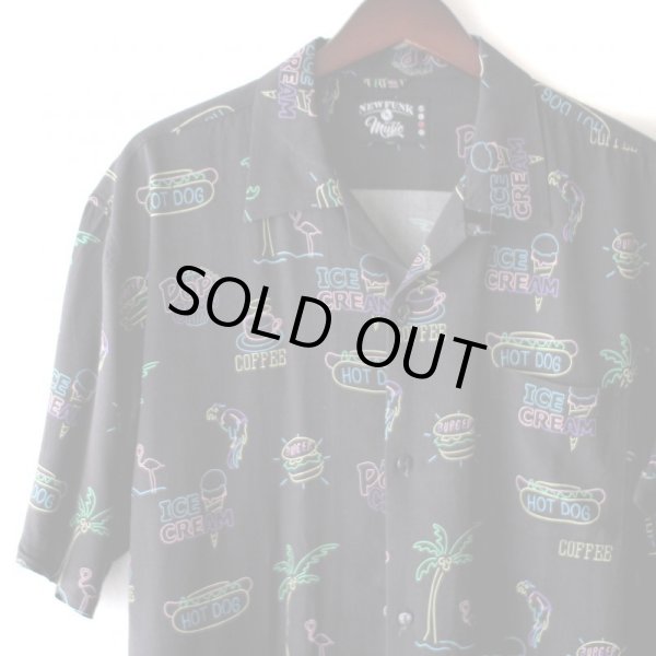 画像3: Pattern Shirt / Neon Black / size: XL (3)
