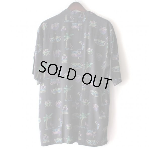 画像2: Pattern Shirt / Neon Black / size: XL (2)