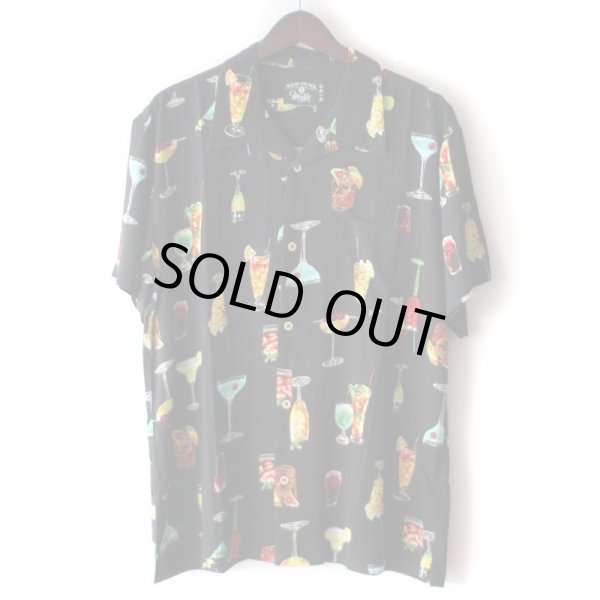 画像1: Pattern Shirt / Cocktail Black / size: XL (1)