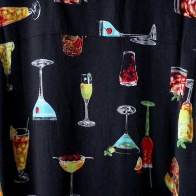 画像2: Pattern Shirt / Cocktail Black / size: XL