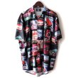 画像1: Pattern Shirt / Fast Food / size: XL (1)