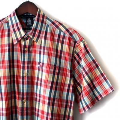 画像1: 【TOMMY HILFIGER】Check Shirt / size: L