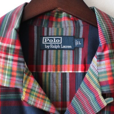 画像1: 【Polo by Ralph Lauren】Check Shirt / size: L