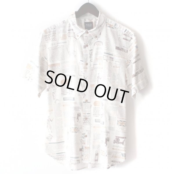 画像1: 【Polo】Pattern Shirt / size: L (1)