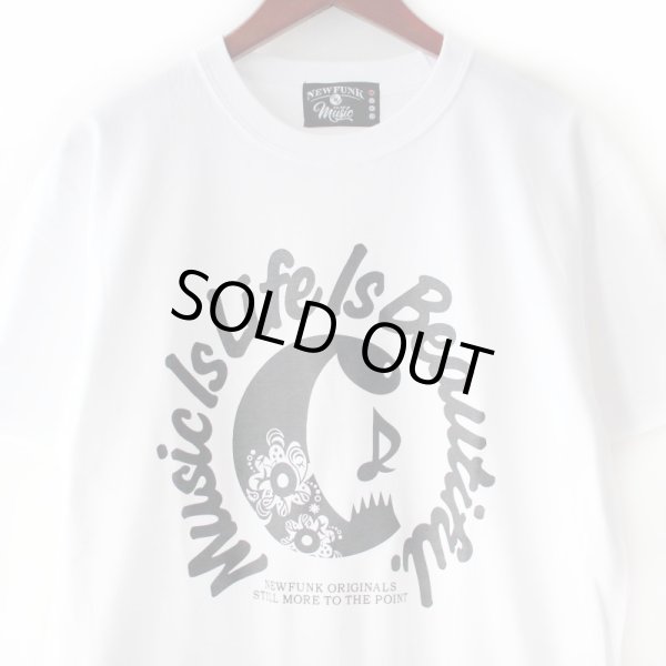 画像2: 【NEWFUNK】Music is Life TEE (WHITE) (2)