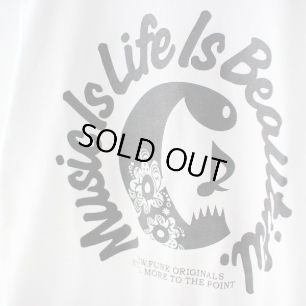 画像3: 【NEWFUNK】Music is Life TEE (WHITE) (3)