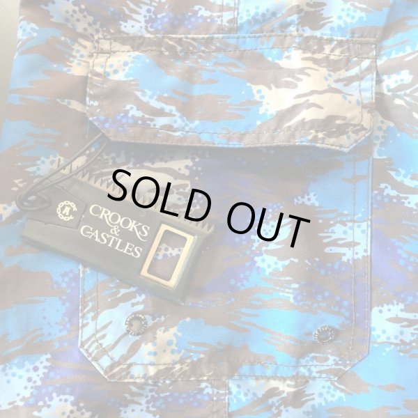 画像3: 【CROOKS&CASTLES】 BLUE TIGER CAMO BOARDSHORT (3)