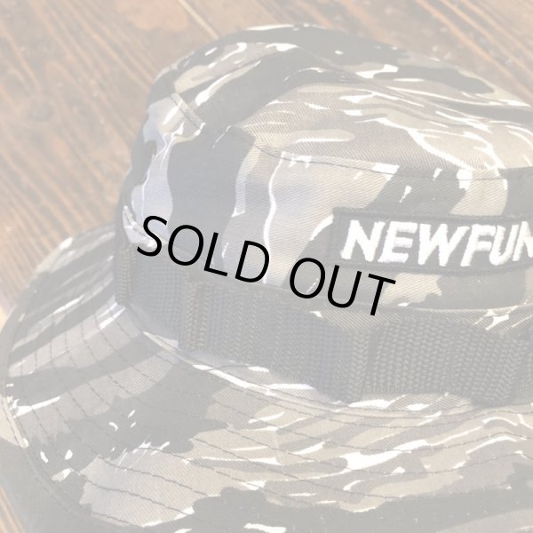 画像2: 【NEWFUNK】JUNGLE HAT (BLACK CAMO) (2)