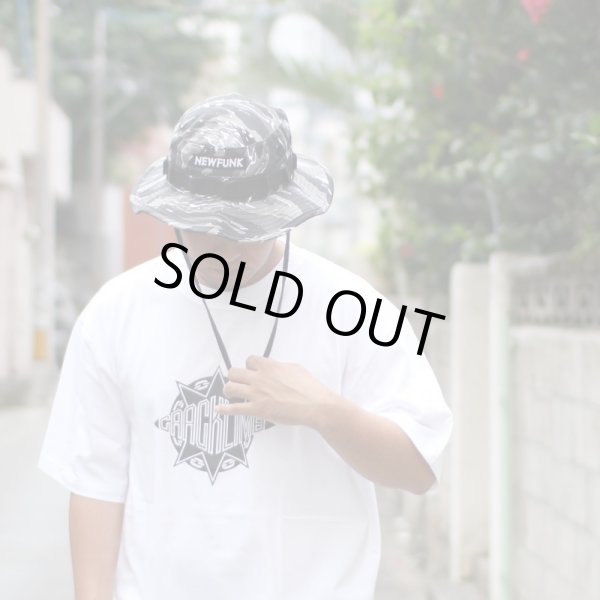 画像3: 【NEWFUNK】JUNGLE HAT (BLACK CAMO) (3)
