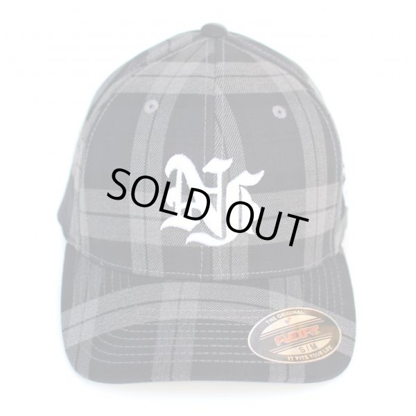 画像2: 【NEWFUNK】NF B.B CAP (BK/Checked) (2)