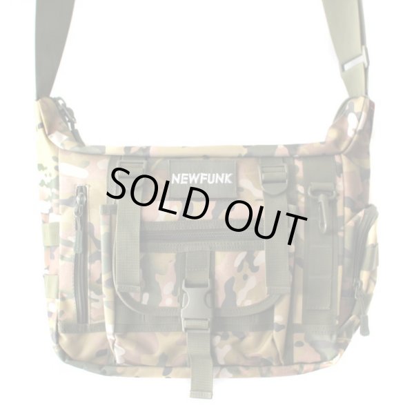 画像2: 【NEWFUNK】MILITARY SHOULDER BAG (CP CAMO) (2)