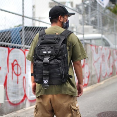 画像1: 【NEWFUNK】TACTICAL BACKPACK (Black)