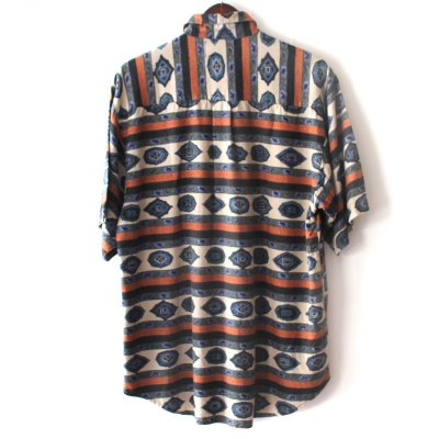 画像3: Pattern Shirt / Sapphire / size: XL