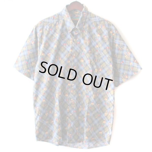 画像1: Pattern Shirt / G.Ball / size: L (1)
